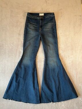 Free People Just Float On Flare Jeans 28